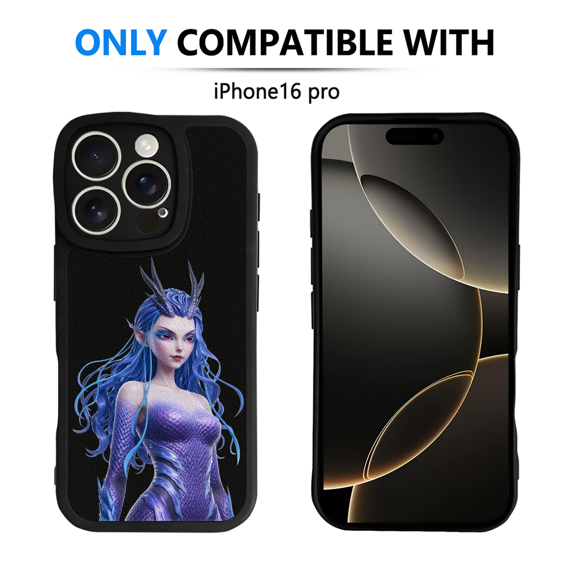 （画像用） Ne Zha 2 ナタ 魔童の大暴れ 【iPhone 16シリーズ対応】シリコンスマホケース（レザー調） 材質：シリコン